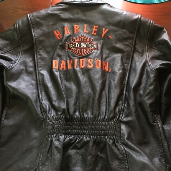Women’s Soft Leather Harley Davison Jacket - Picture 1 of 3